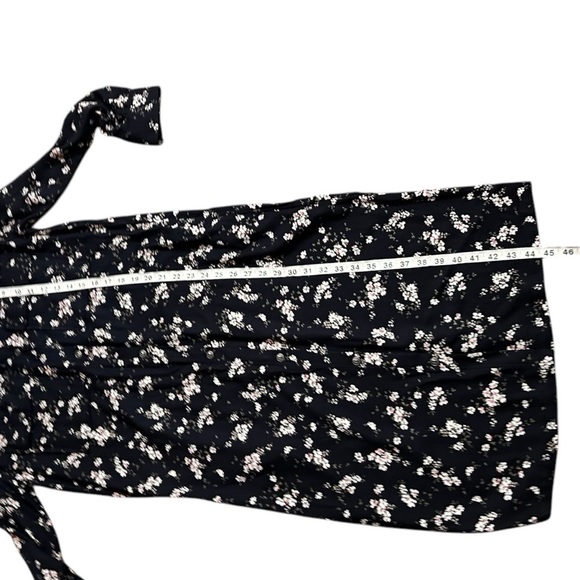 SaltWater LUXE Women's Black Floral Button Down Long Sleeve Midi Dress- Size XS - Picture 10 of 10